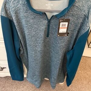 2 under Armour Men's Teal and Gray Zip-Up Sweater. 2 size 3xl. New.